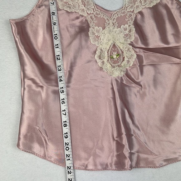 Vintage Pink Lace Trim Camisole - Picture 4 of 7
